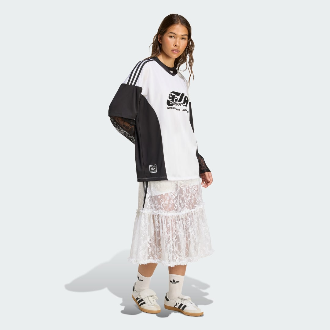 Thumbnail - adidas Originals langärmeliges Jersey mit Spitze