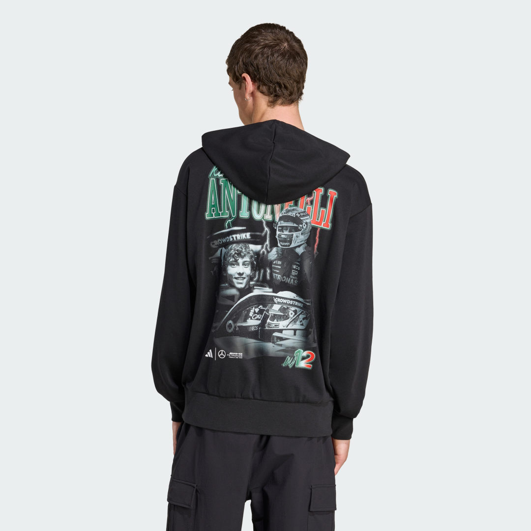 Thumbnail - Mercedes - AMG Petronas Formula One Team Kimi Antonelli Graphic Hoodie