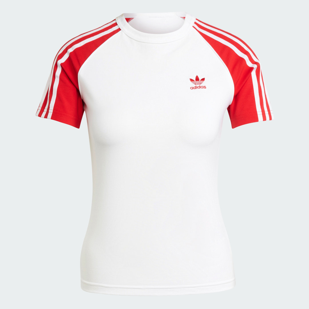 Adidas Adicolor 3-Stripes Raglan Slim-fit T-shirt