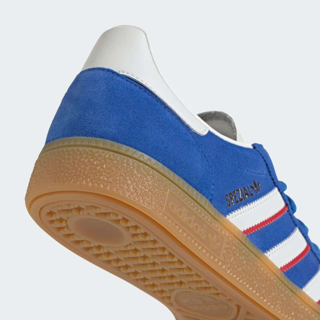 

adidas Tenis Handball Spezial Hombre, Azul/blanco/better scarlet