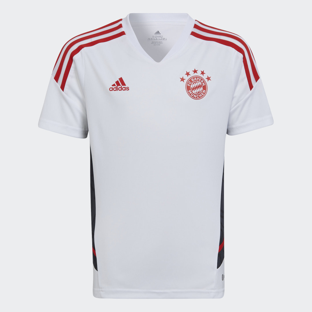 adidas FC Bayern Condivo 22 Training Jersey White XS Kids