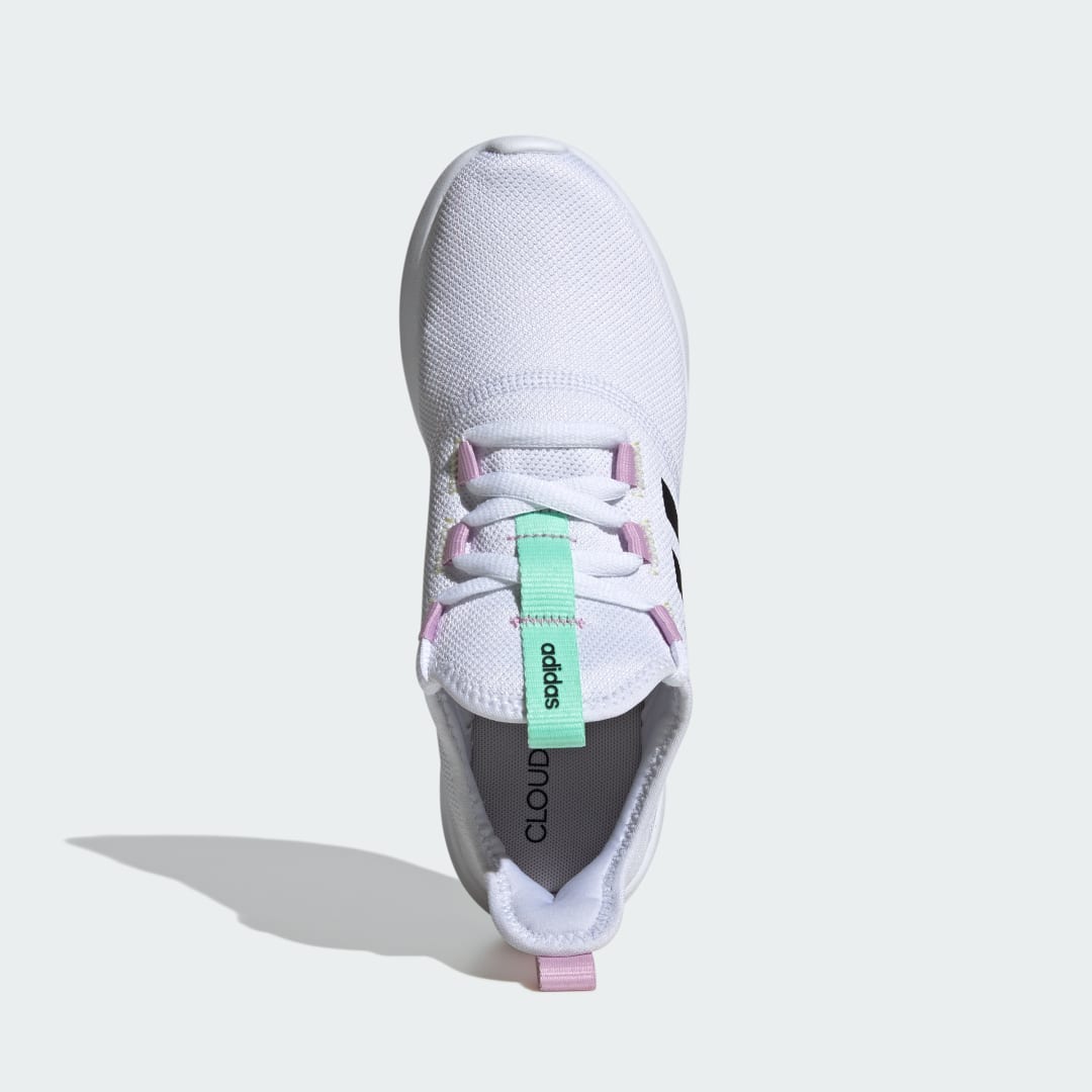 Adidas Cloudfoam sneaker Cloud White / Core Black / Pulse Mint