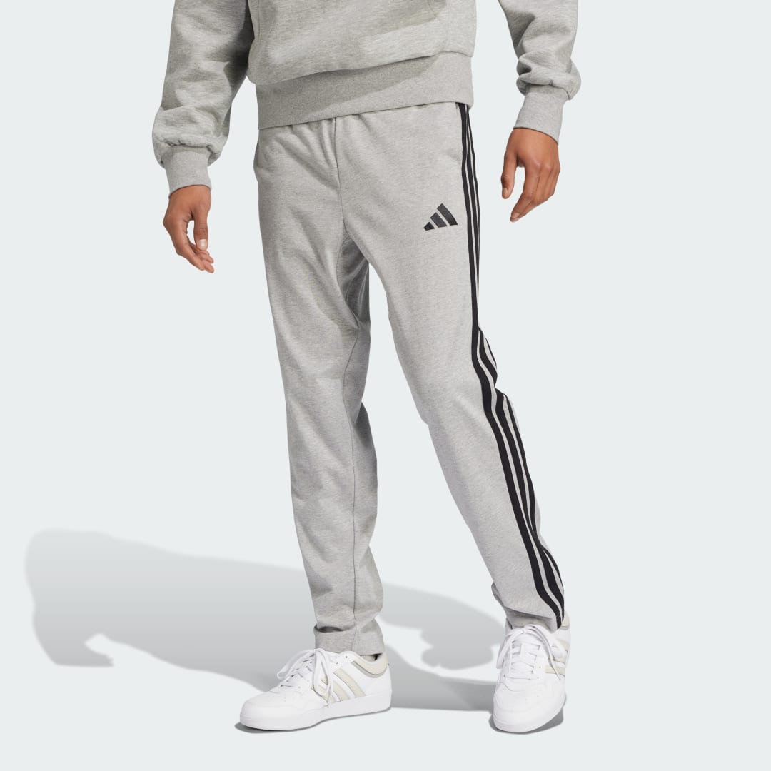 Calça Malha Simples Essentials Três Listras Homem adidas
