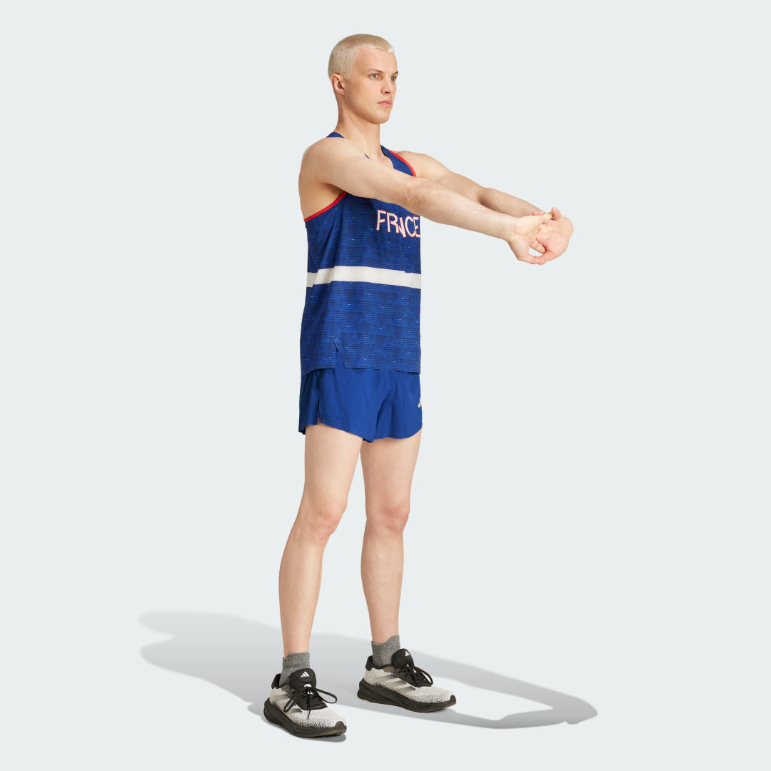 Thumbnail - Team Frankreich Running Split Shorts