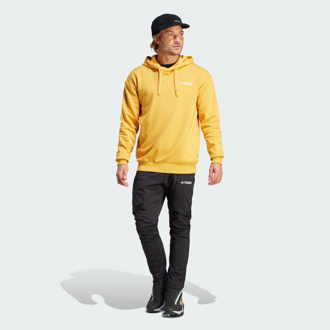 

adidas Buzo con Capucha Terrex Hombre, Amarillo