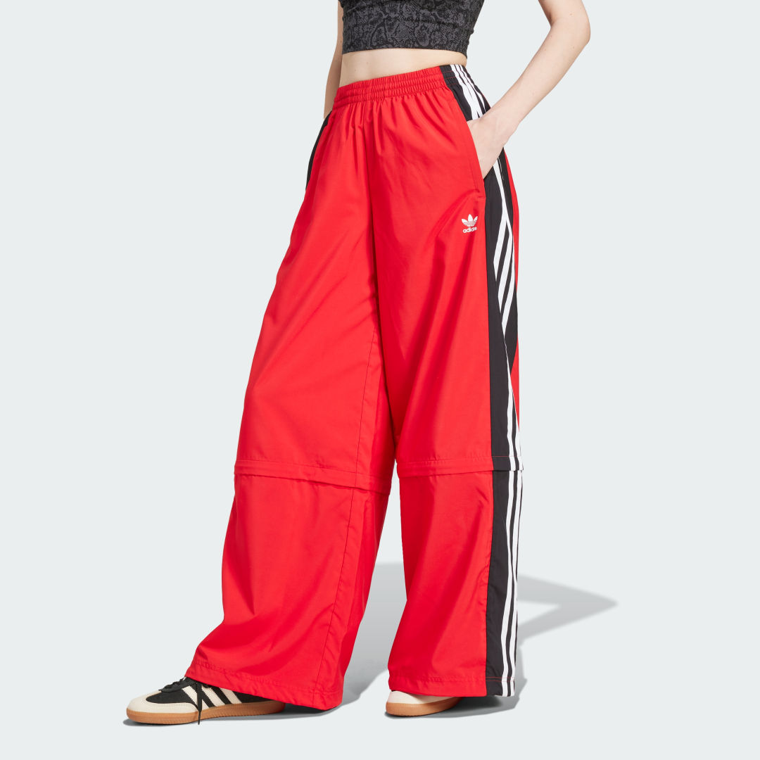 Adidas Originals Wijde broek Red Unisex