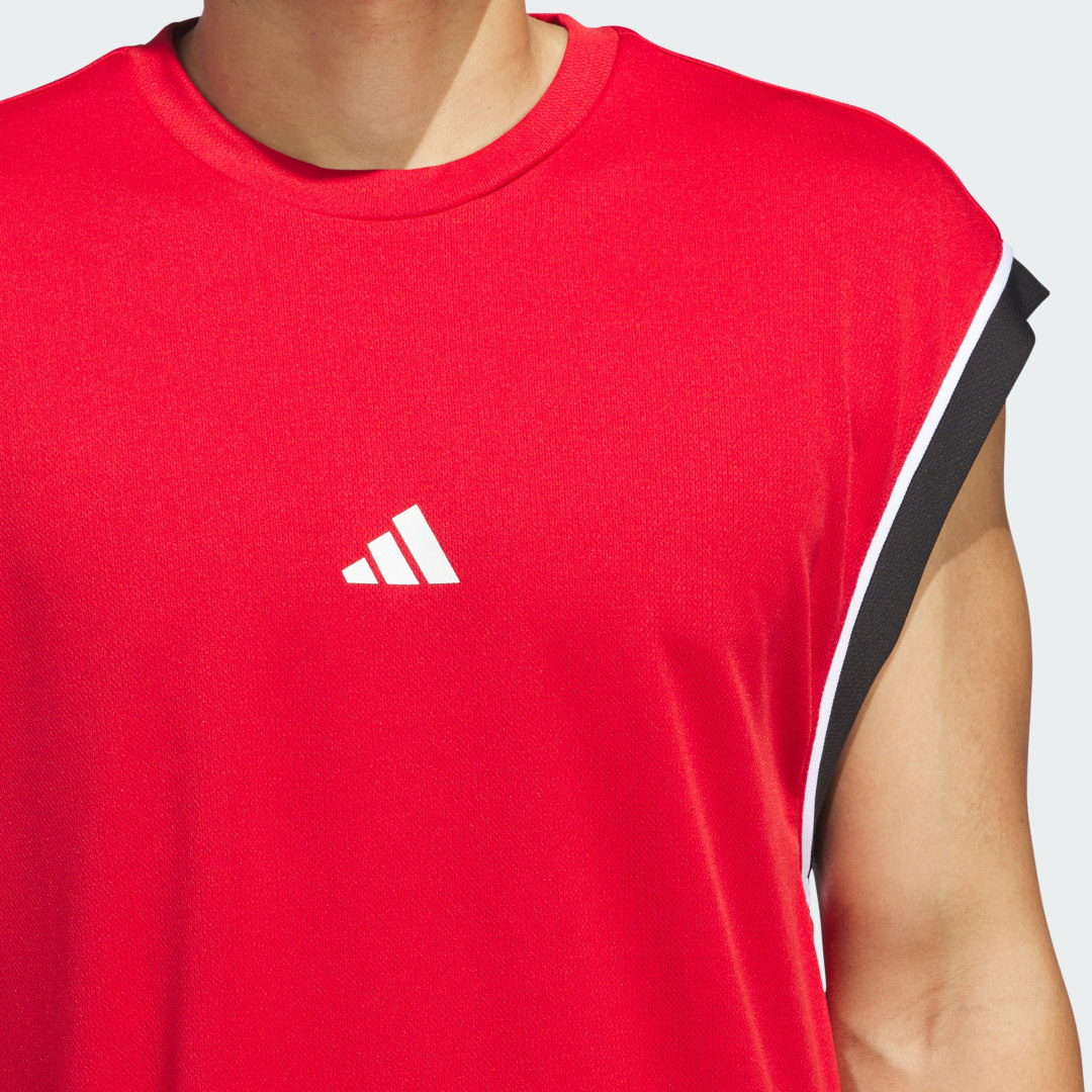 Adidas Basketball All-World Mouwloze Tanktop