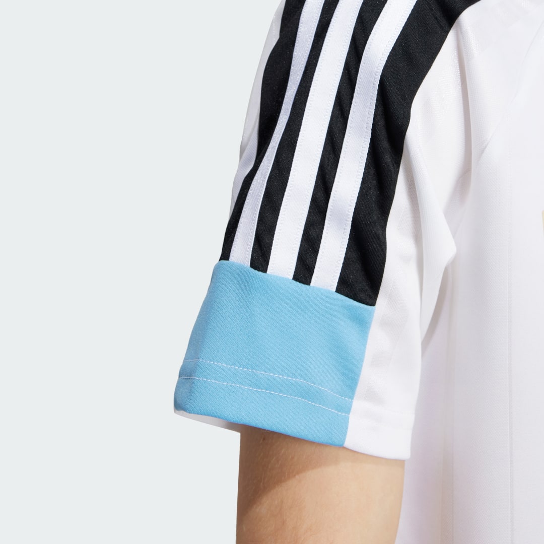 

adidas Playera Tiro Nations Pack Kids Niño, Blanco/light azul/negro/hazy beige