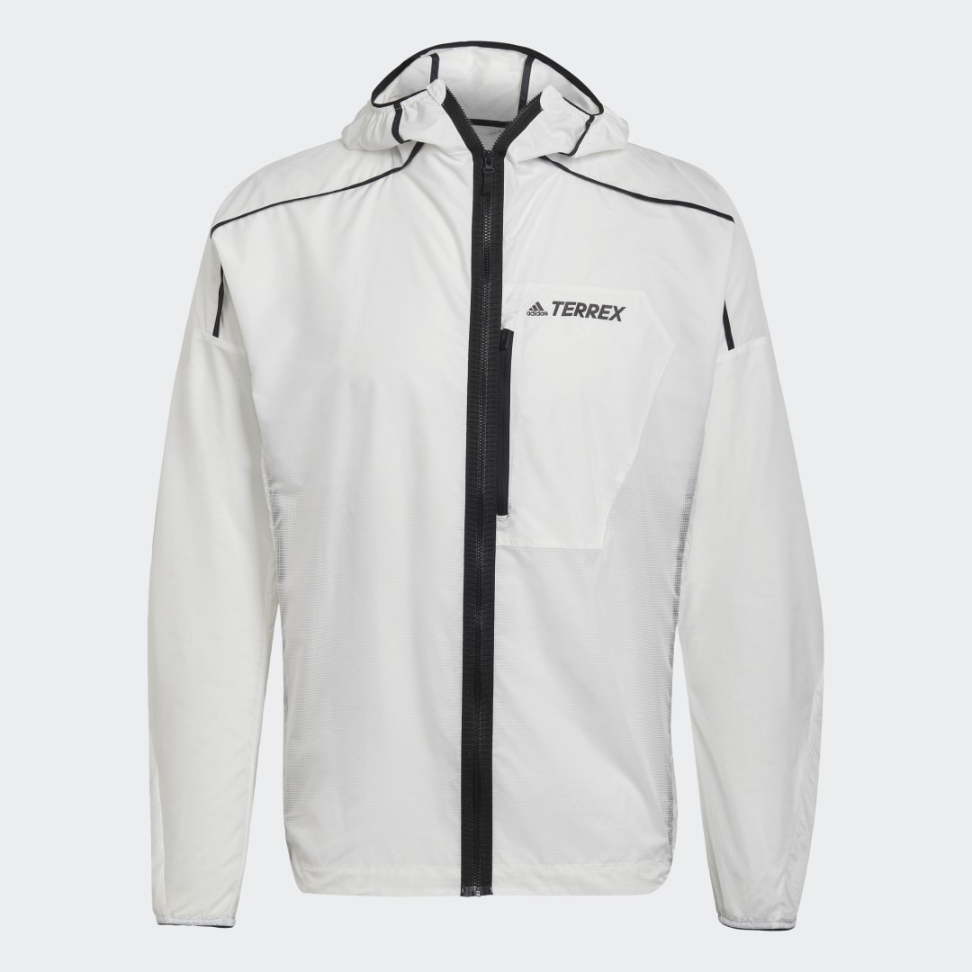 

adidas Chaqueta Corta Viento Terrex Agravic Windweave Chaqueta Corta Viento Terrex Agravic Windweave Hombre  - Hombre Running,Senderismo, Blanco