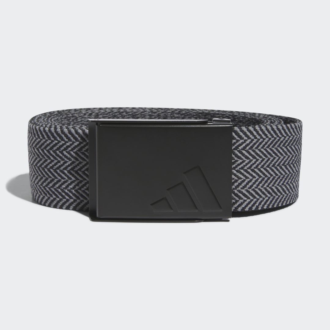 Image of adidas Reversible Stretch Golf Belt Black ONE SIZE - Golf Belts