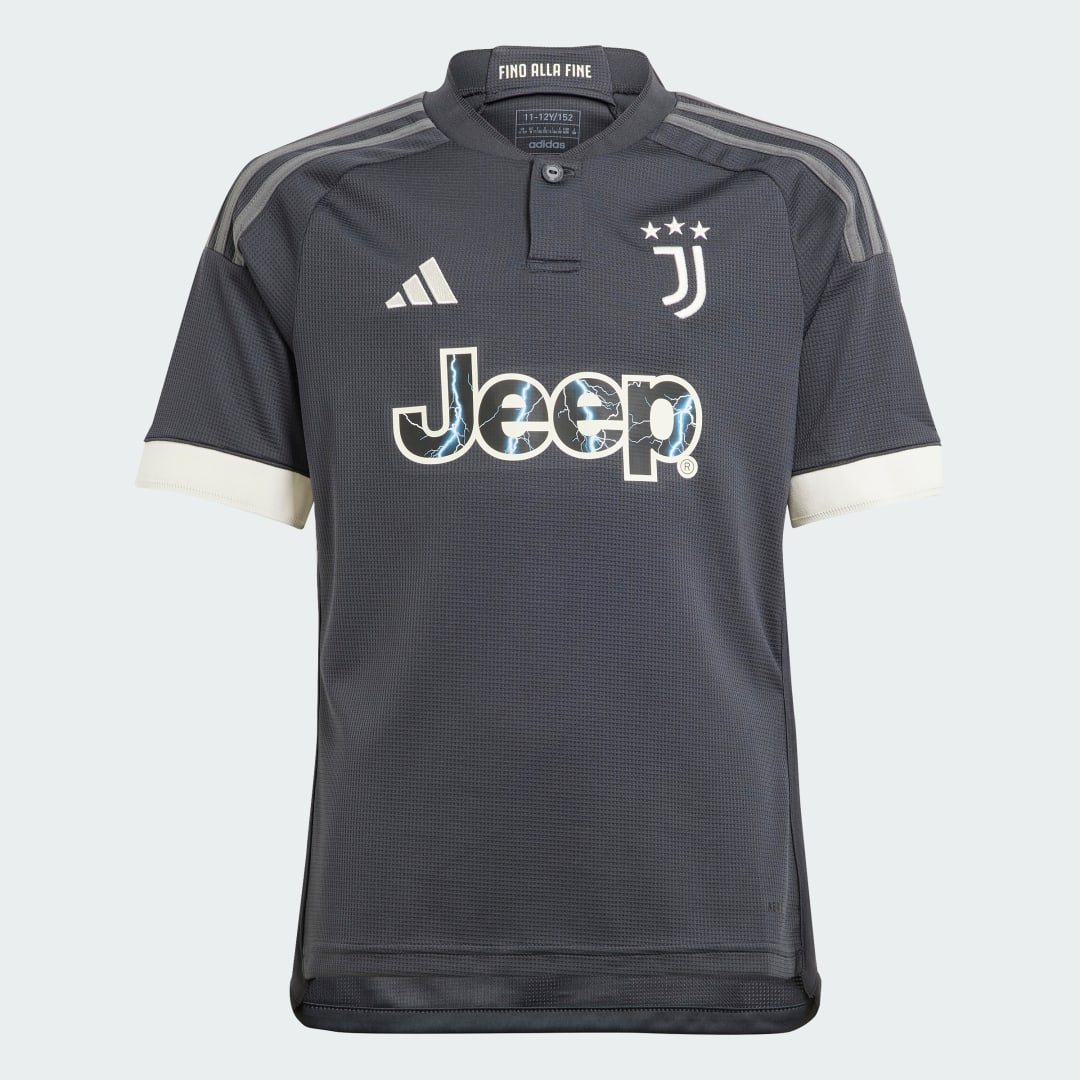 

adidas Camiseta Tercer Uniforme Juventus 23/24 Camiseta Tercer Uniforme Juventus 23/24 Niño  - Niño Fútbol, Carbon / cream blanco