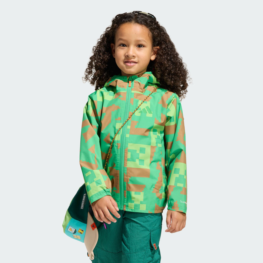 Thumbnail - Adidas Minecraft Terrex 2 Layer Climaproof Regenjacke