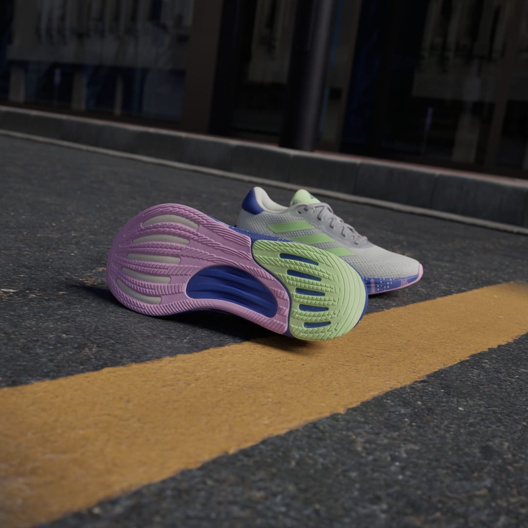 

adidas Tenis de Running Supernova Stride Mujer, Off blanco/verde spark/lucid azul
