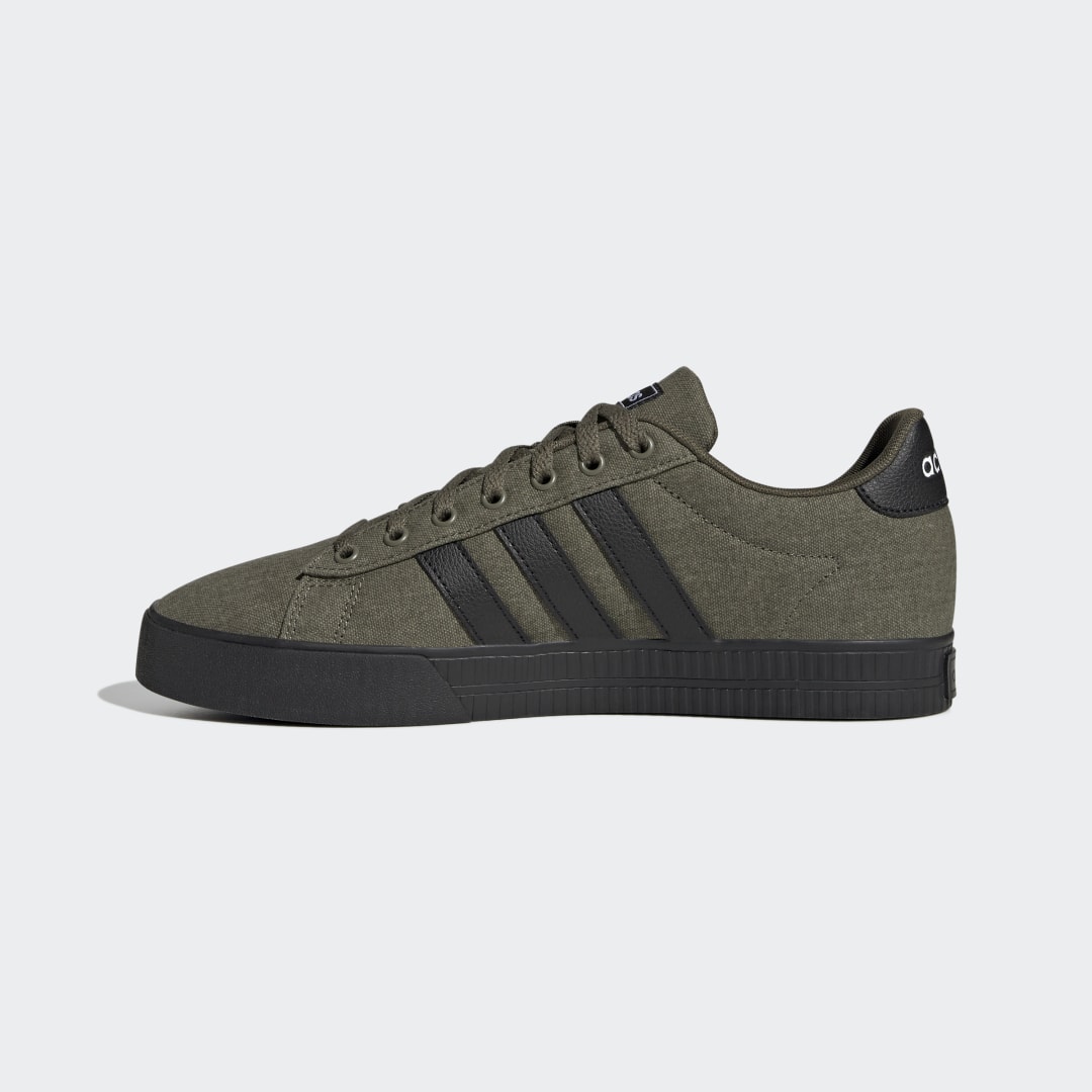 

adidas Tenis Daily 3.0 Unisex, Olive strata/negro/blanco