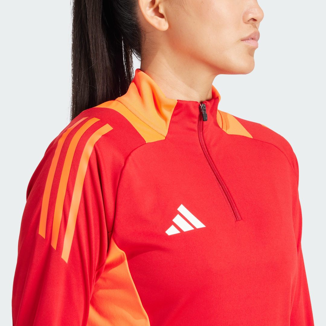 

adidas Sudadera de Entrenamiento Tiro 24 Competition Mujer, Team power rojo 2