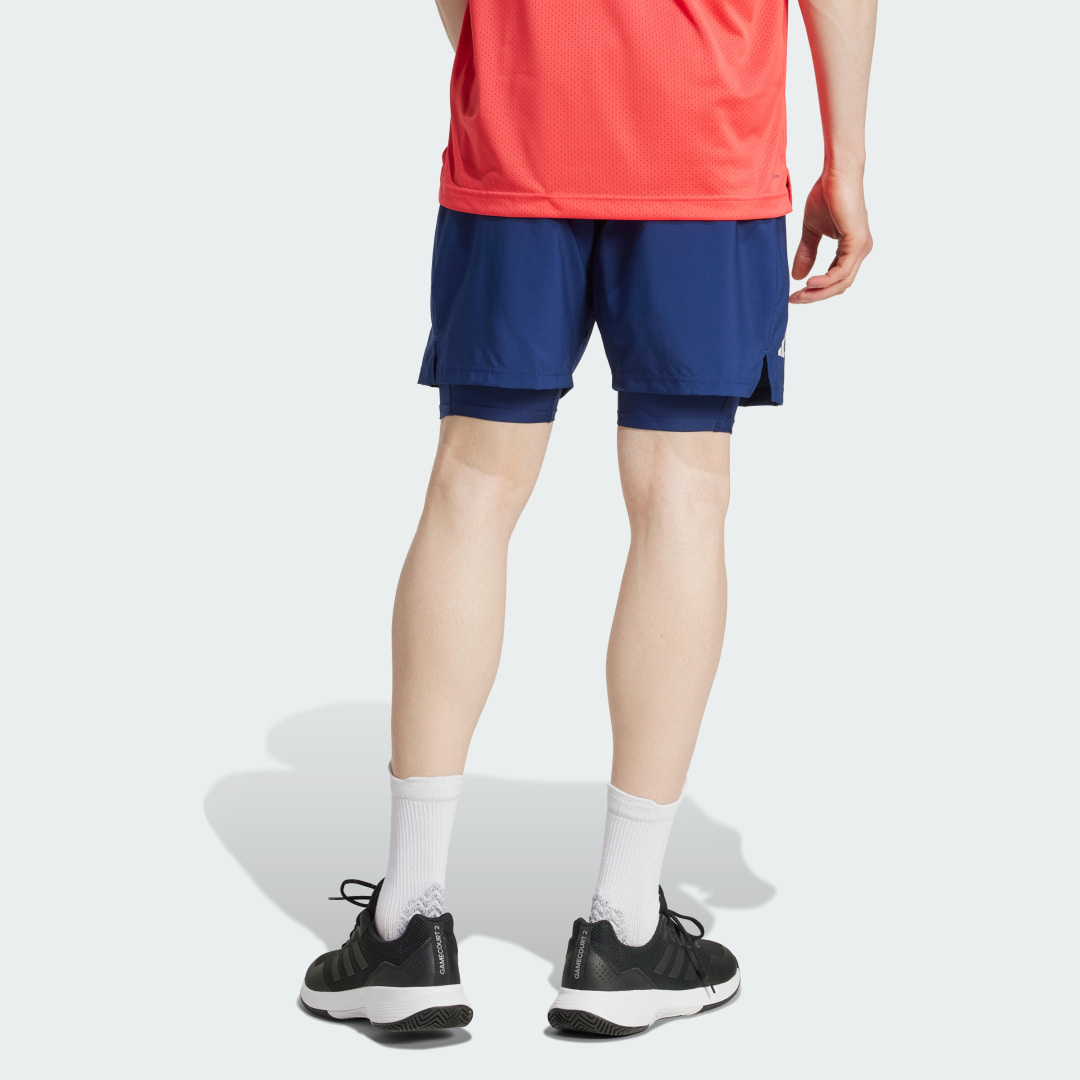 Short 2 en 1 Club Tennis Climacool - vue 6