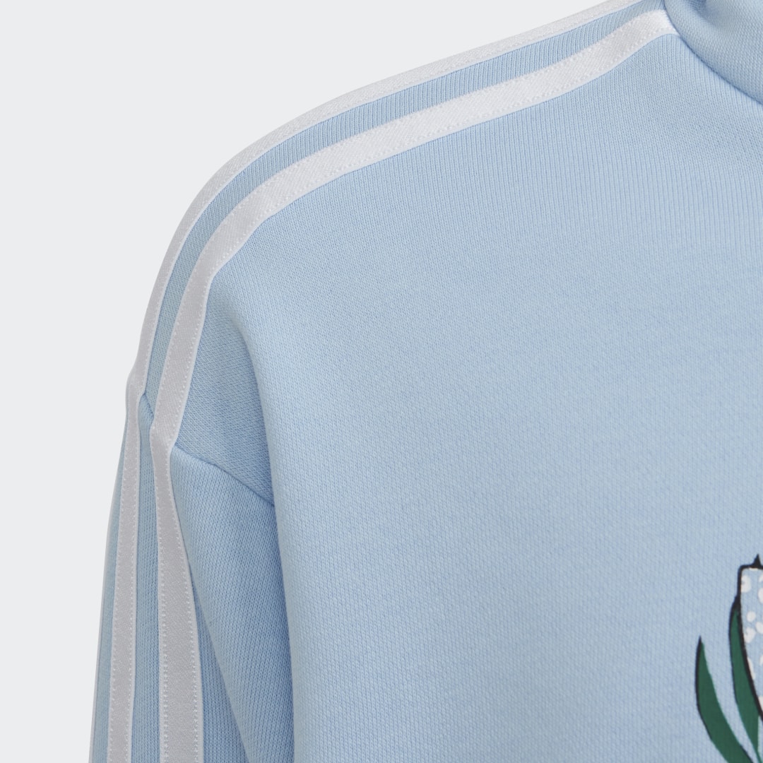 фото Укороченная худи с принтом her studio london adidas originals