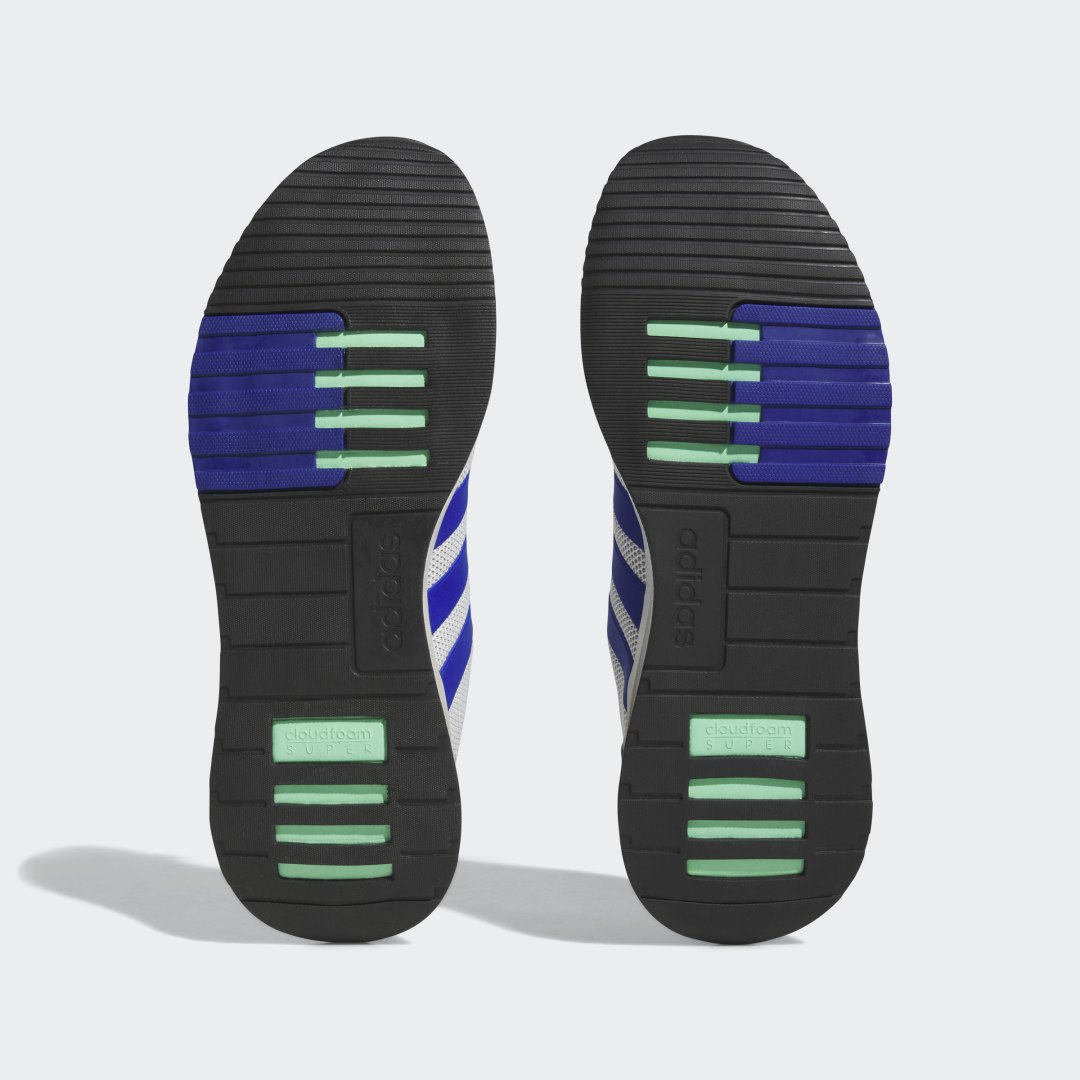 

adidas Tenis Racer Tr21 Unisex, Blanco/lucid azul/pulse verde