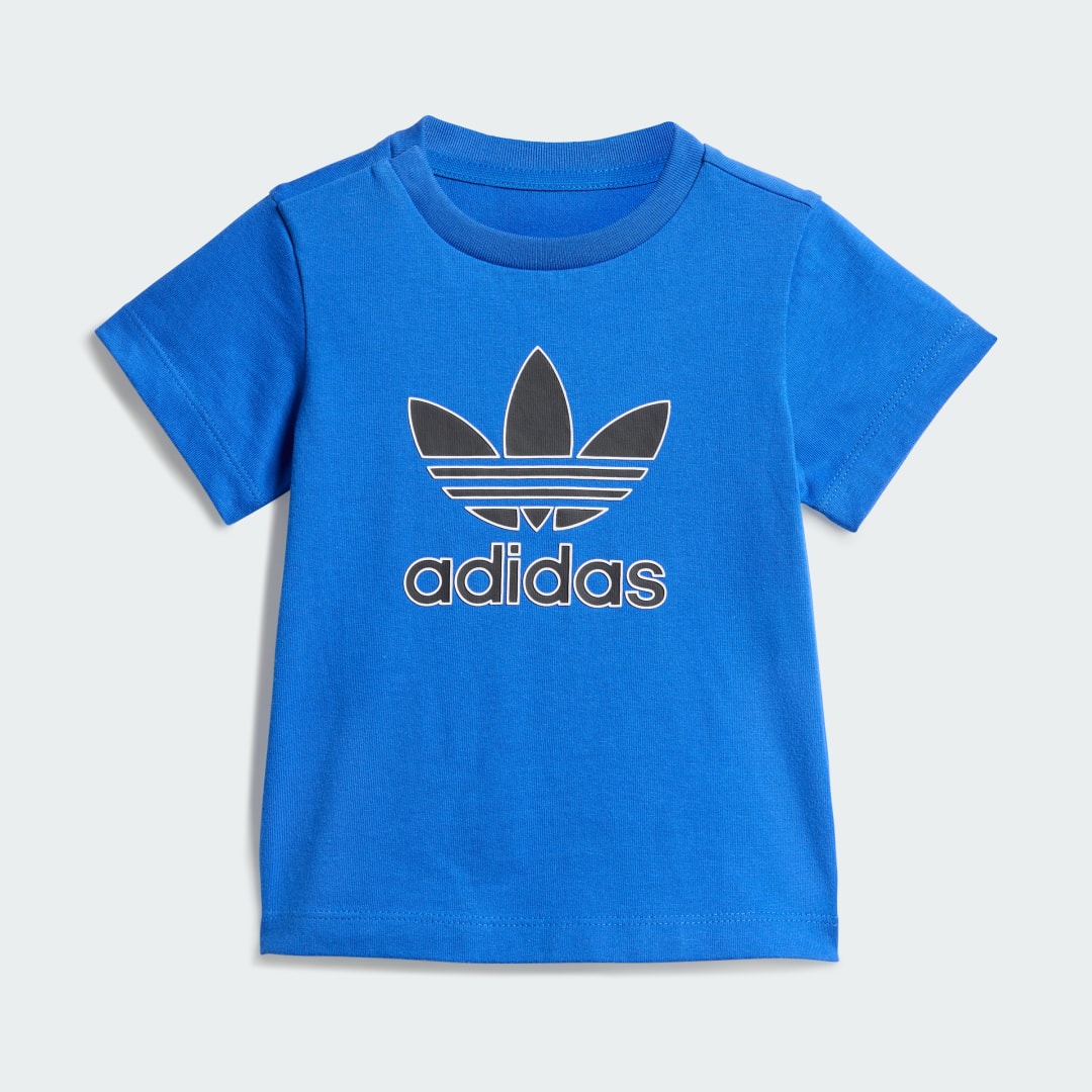 Ensemble T shirt et Short avec grand logo pour enfants - vue 2