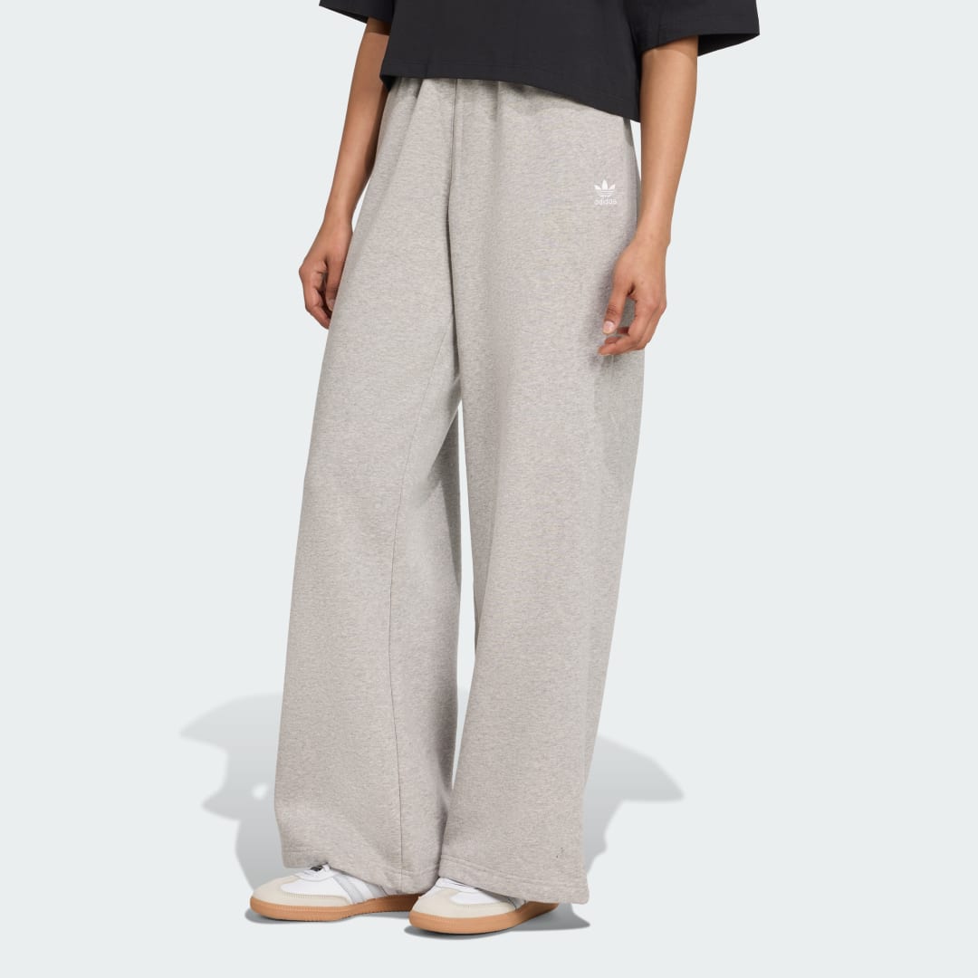 Adidas Essentials Wide Leg Fleece Broek