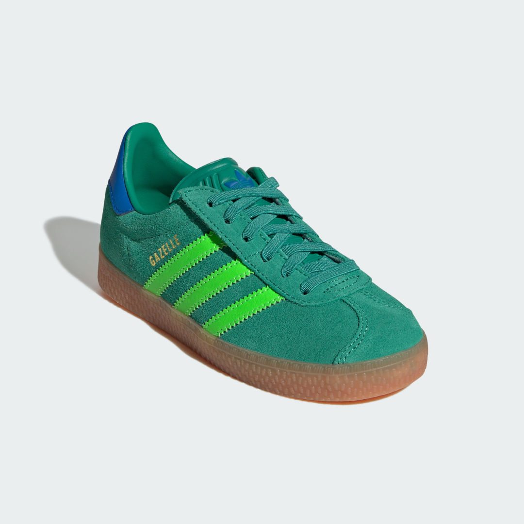 Adidas Gazelle sneaker Semi Court Green / Solar Green / Blue Bird