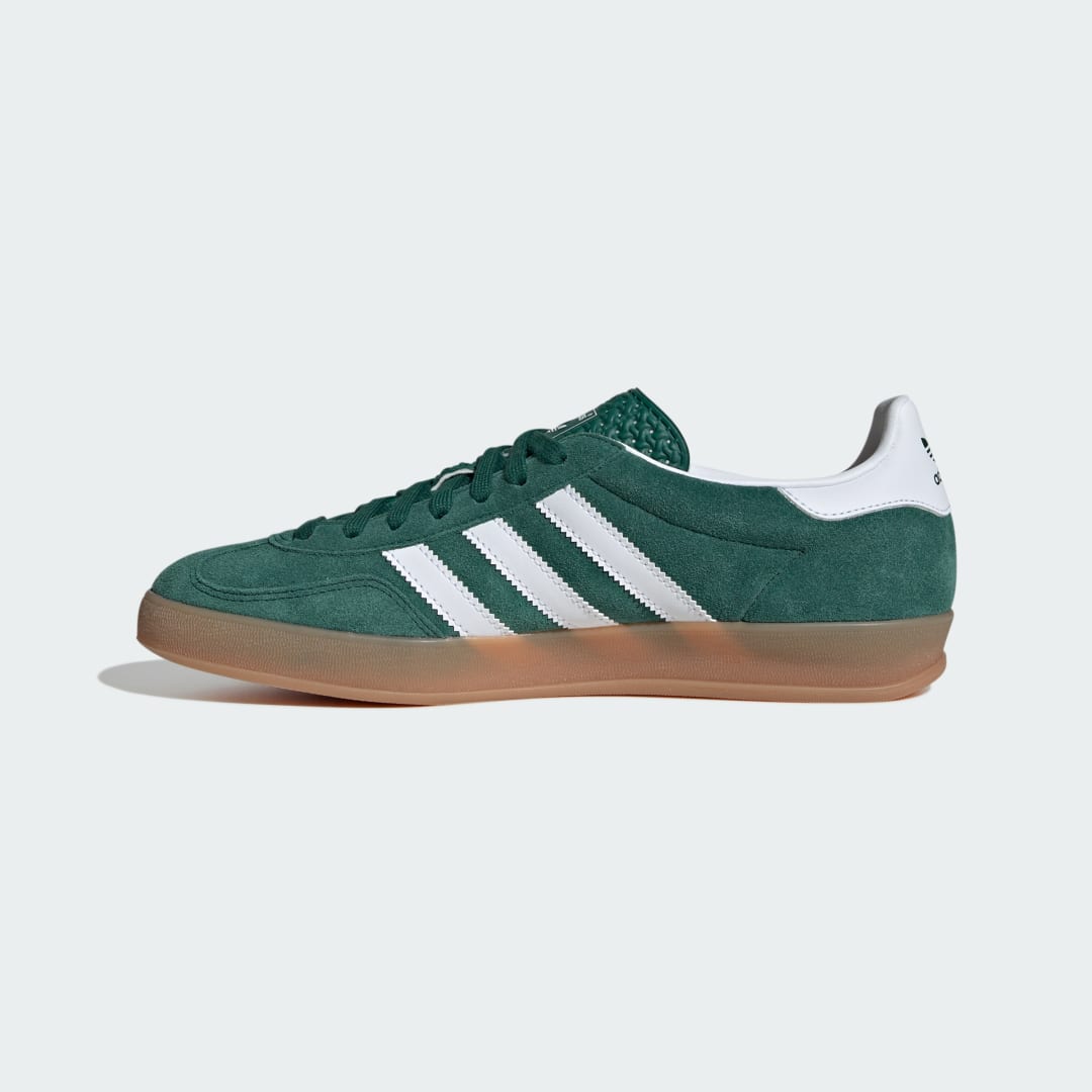 

adidas Tenis Gazelle Indoor Hombre, Collegiate verde/blanco/gum