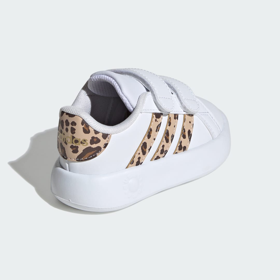 

adidas Tenis Adidas Grand Court 2.0 Kids Niño, Blanco/magic beige/matte oro