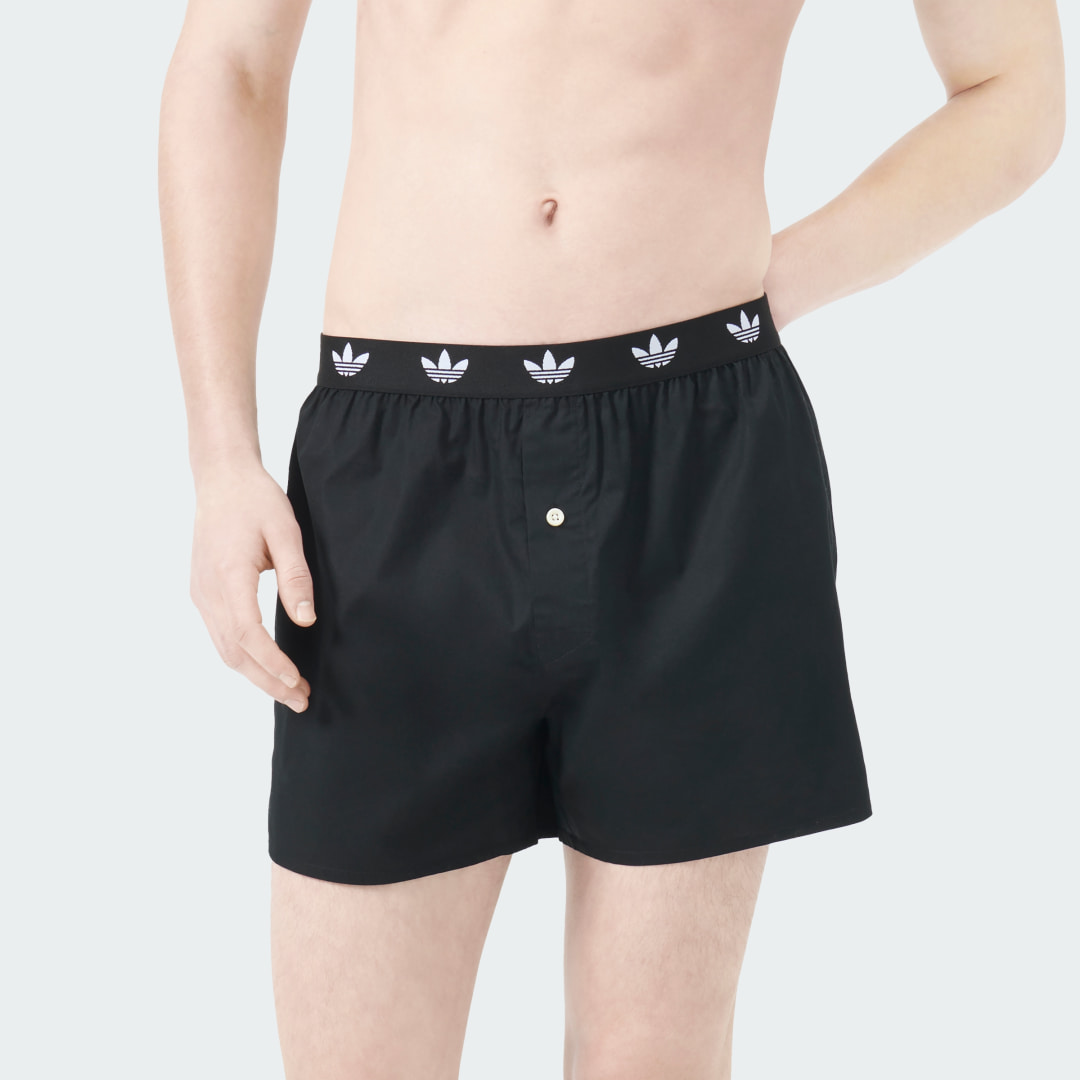 Adidas Comfort Core Cotton Icon Geweven Boxershort 2-Pack Ondergoed
