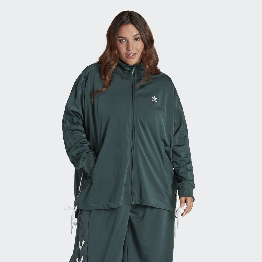 

adidas Chamarra Deportiva Always Original Laced Mujer, Mineral verde