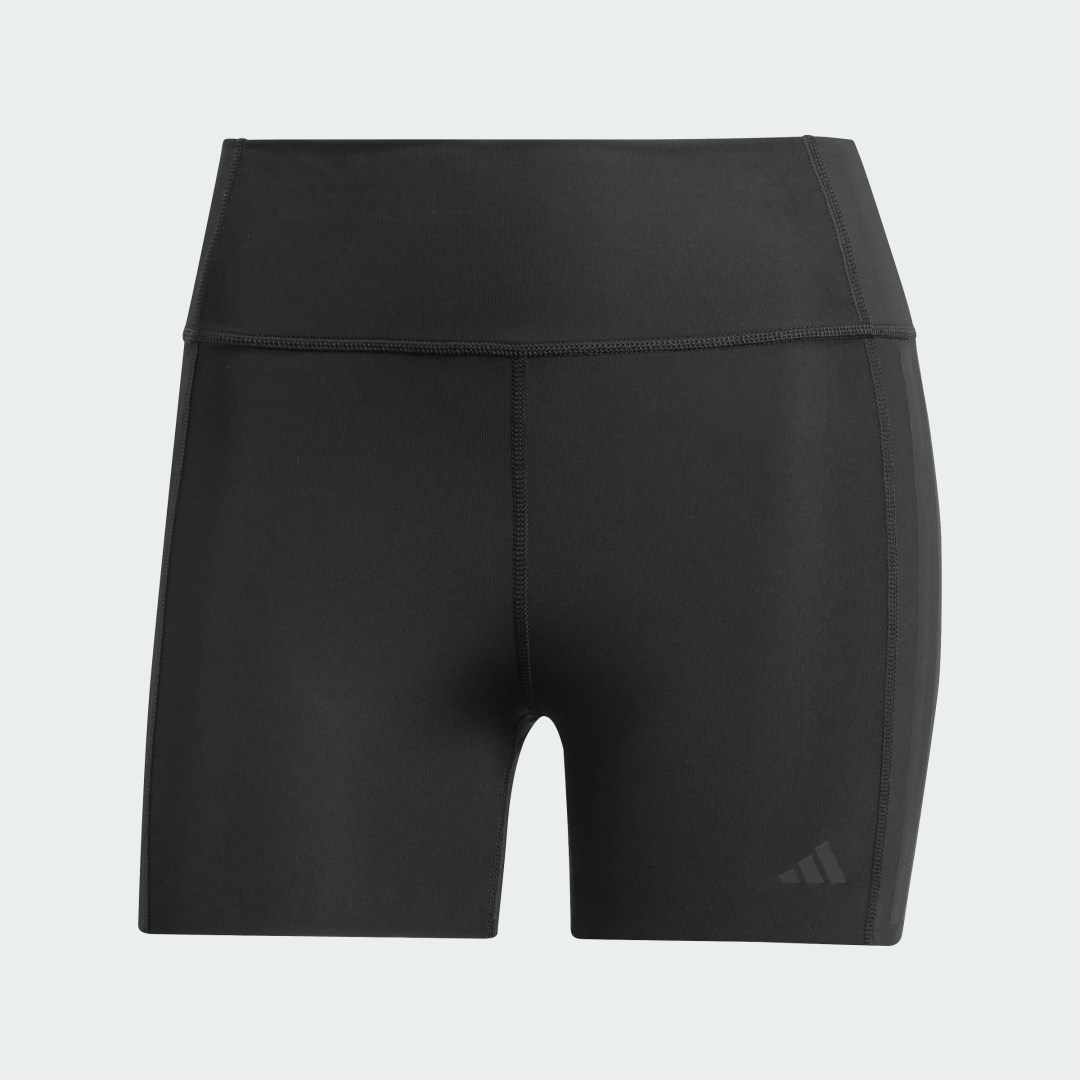 Adidas Optime 4-inch Raw-Cut-Hem Legging