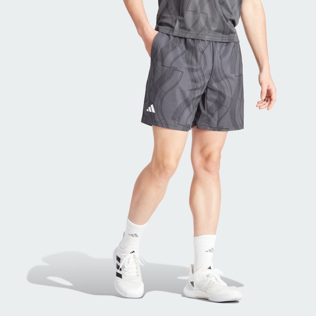 

adidas Shorts Club para Tenis Estampados Hombre, Negro