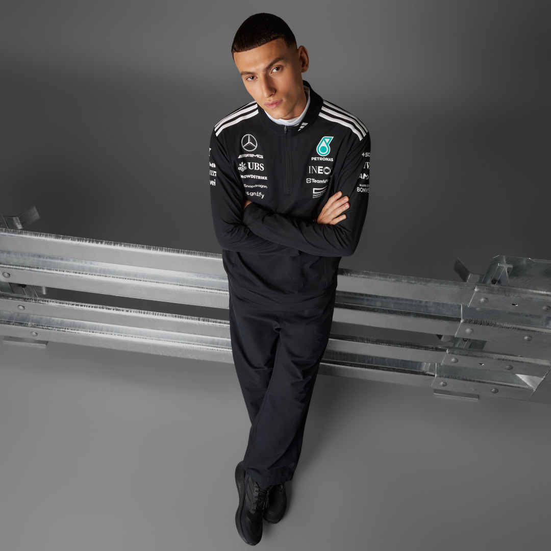 Image of FELPA MERCEDES - AMG PETRONAS FORMULA ONE TEAM 1/4 ZIP cod002