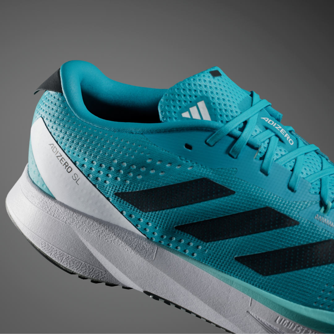 

adidas Adizero SL Unisex, Lucid cyan/negro azul met./wonder plata
