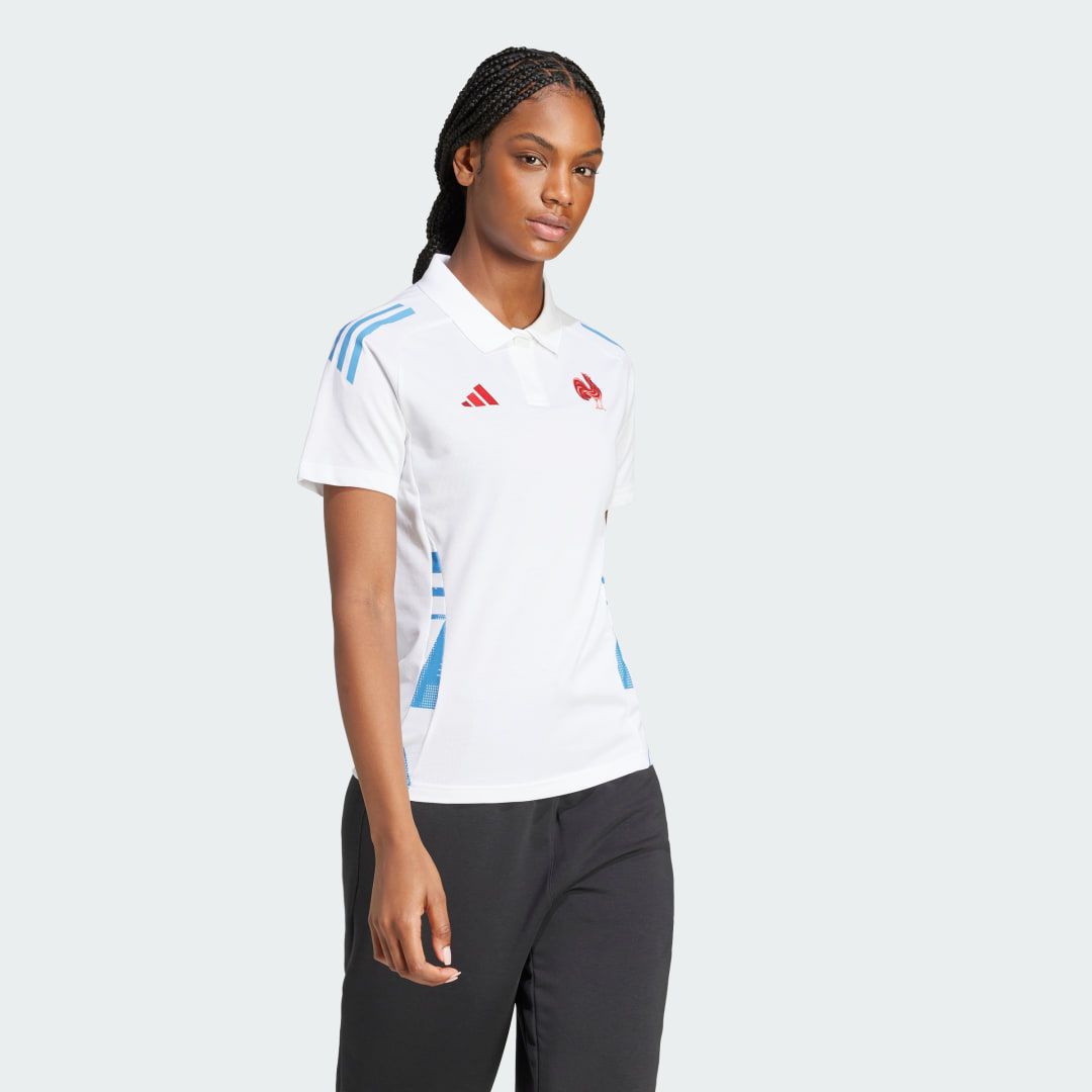 Adidas Frankrijk Rugby Training Poloshirt