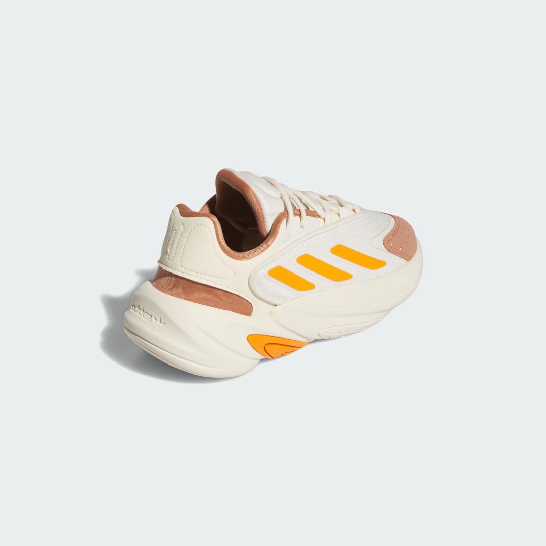

adidas Tenis Ozelia Niño, Crema blanco/bright naranja/clay strata