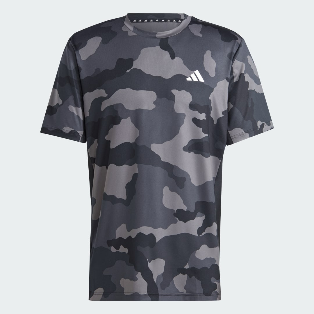 Adidas Train Essentials Camo Allover Print T-shirt