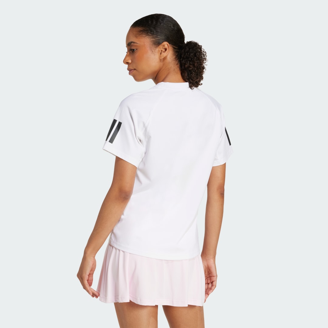 T shirt de tennis 3 bandes Climacool - vue 6