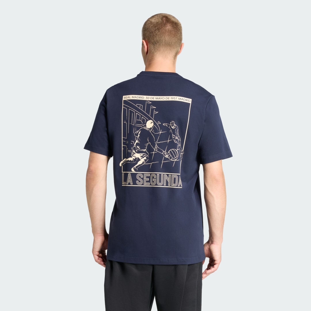 Thumbnail - Real Madrid Heritage T-Shirt aus dicker Baumwolle