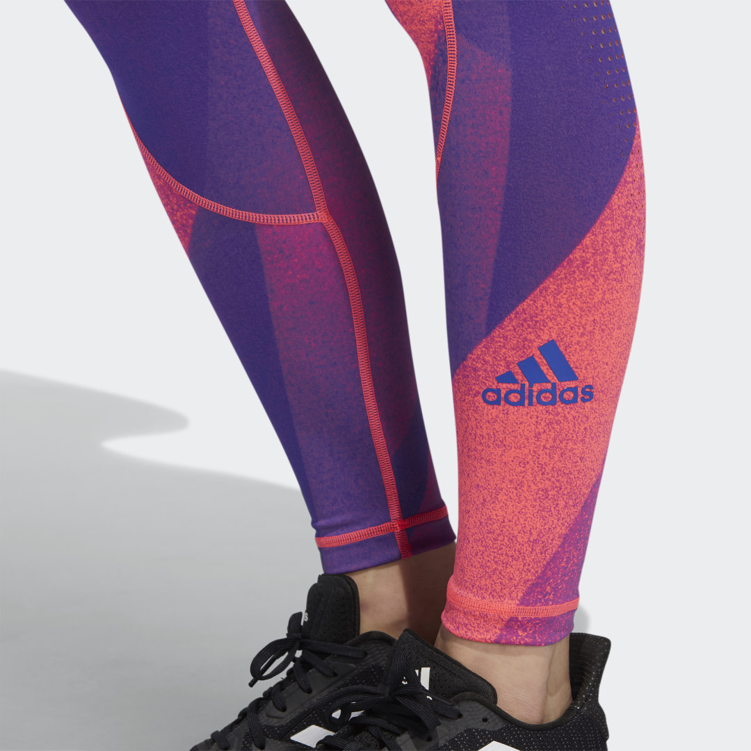фото Леггинсы для фитнеса adidas alphaskin graphic