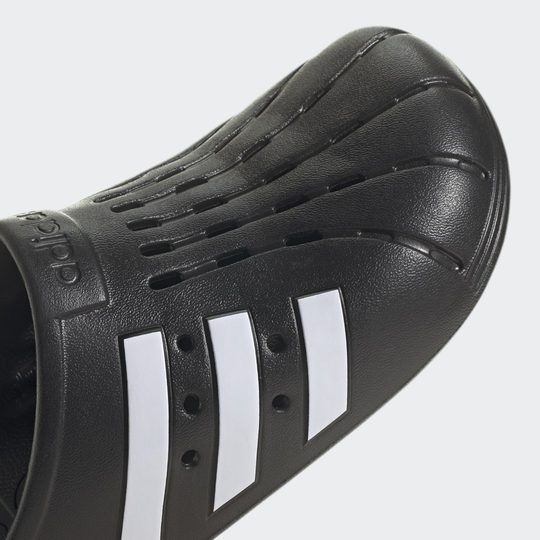 

adidas Zuecos Adilette Unisex, Negro/blanco/negro