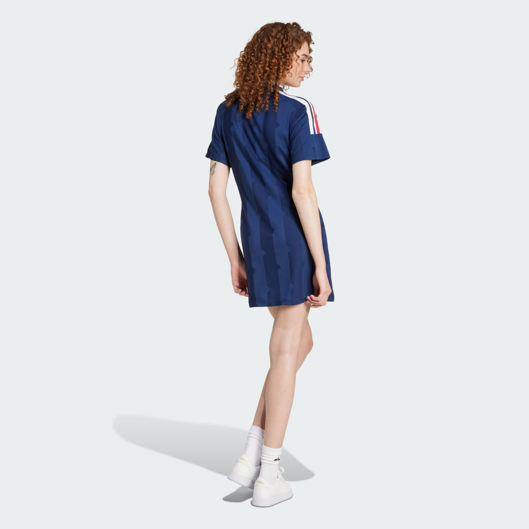 Adidas Tiro Cut 3-Stripes Jacquard T-shirtjurk