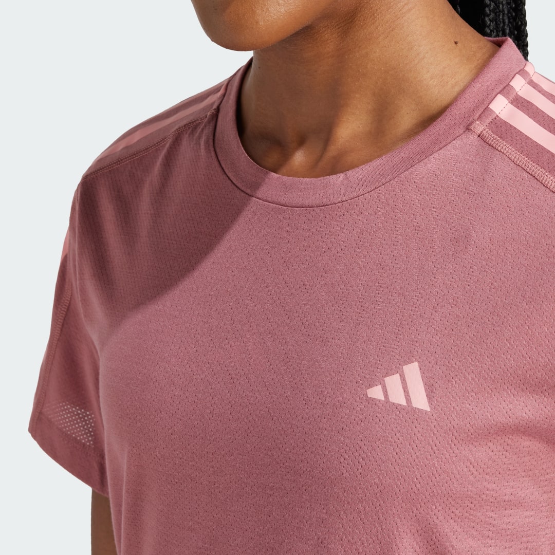 Adidas Own the Run 3-Stripes T-shirt