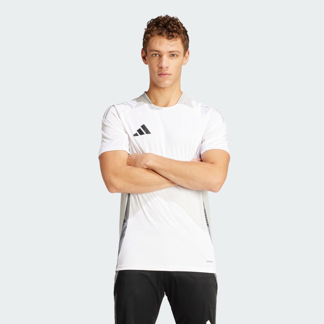 Adidas Tiro Competition T-Shirt White Grey Two- Heren White Grey Two