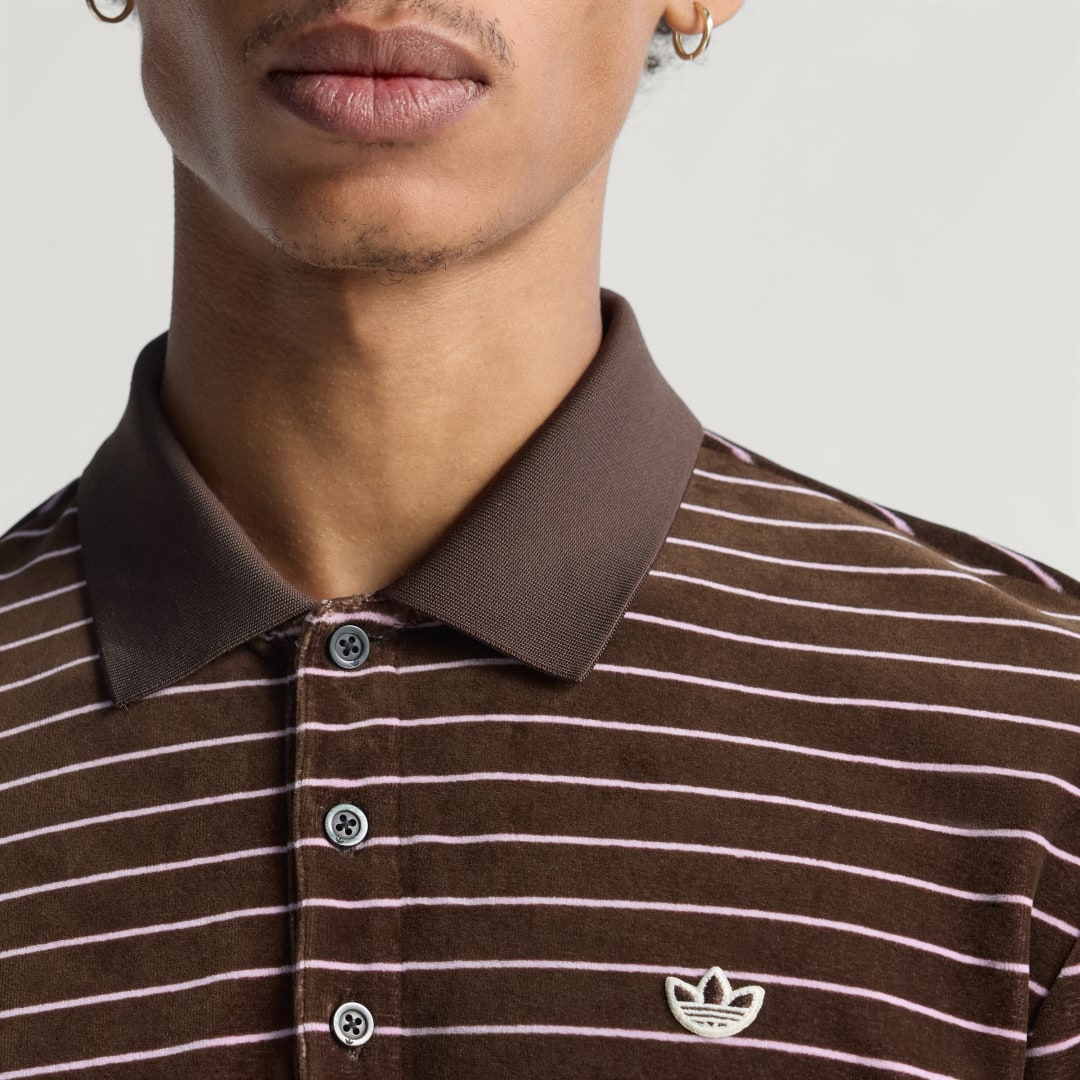 Polo manche longue Originals Velour - vue 3