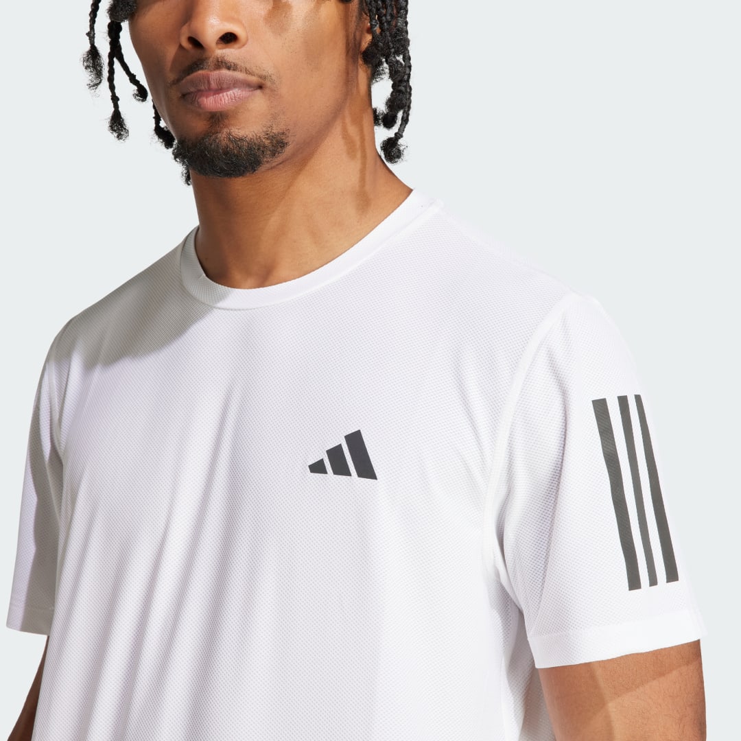 

adidas Playera Own the Run Hombre, Blanco