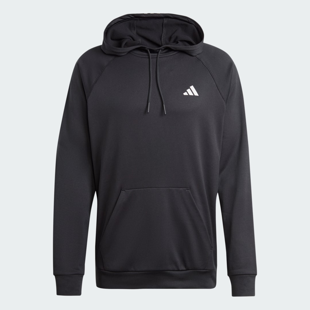 Adidas Game and Go Training Small Logo 3-Stripes Hoodie