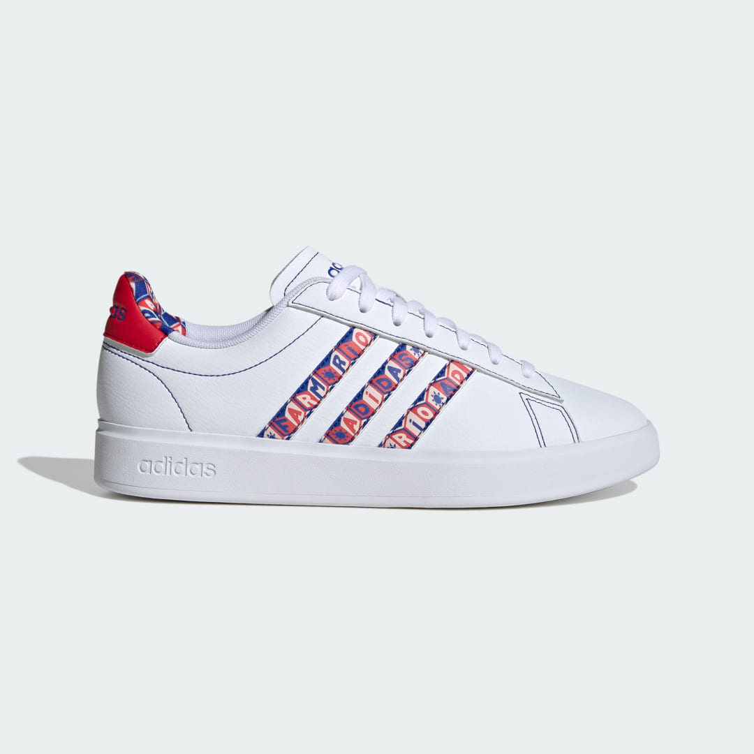 Image of adidas Grand Court 2.0 Shoes White 5 - Women Lifestyle Athletic & Sneakers