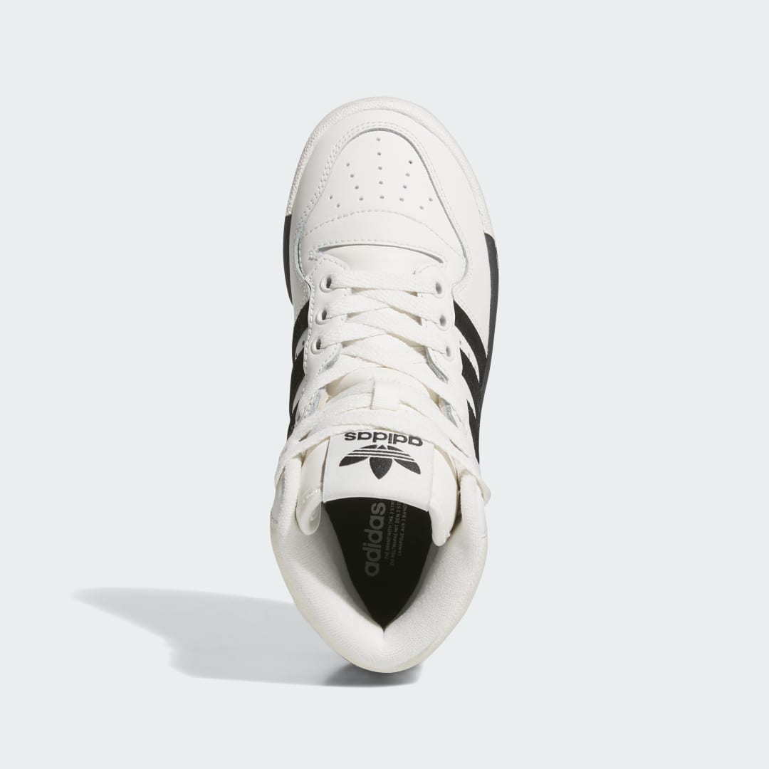

adidas Tenis Rivalry Mid Niños, Core blanco/negro/core blanco