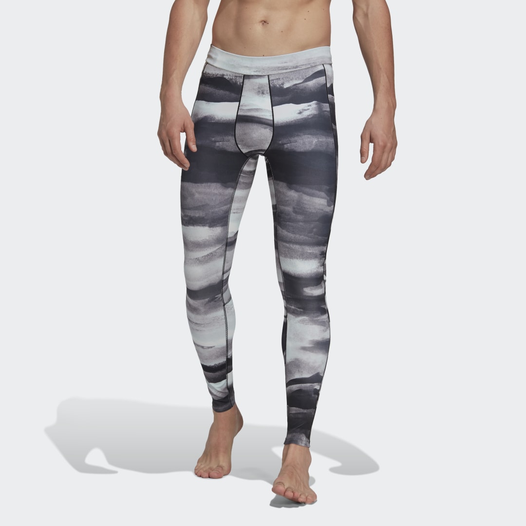 

adidas Licras de Entrenamiento Yoga Estampadas Hombre, Multicolor