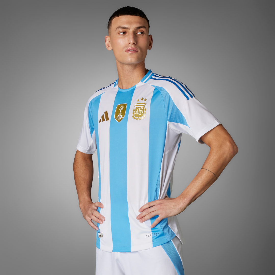 

adidas Camiseta Titular Authentic Selección Argentina 24 Camiseta Titular Authentic Selección Argentina 24 Hombre  - Hombre Fútbol, Blanco / azul burst